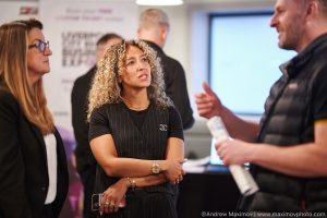 Visitors-chatting-at-a-Business-Fair